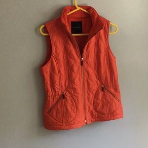 REDUCED!!  Talbots delightful orange vest